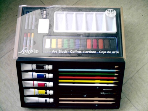 Coffret neuf peinture louvre - coffret,