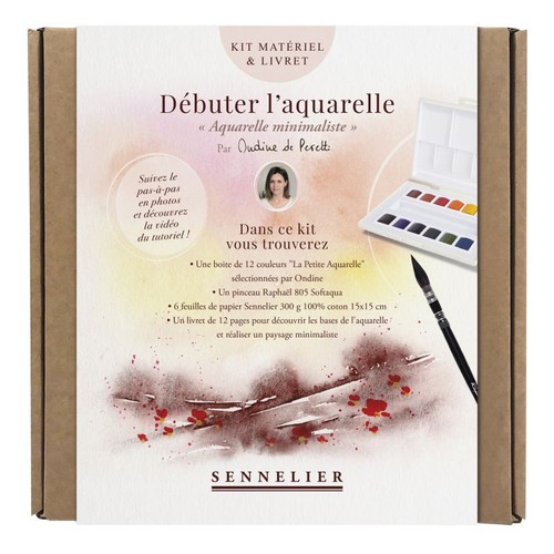 Coffret débuter l - -, l'aquarelle